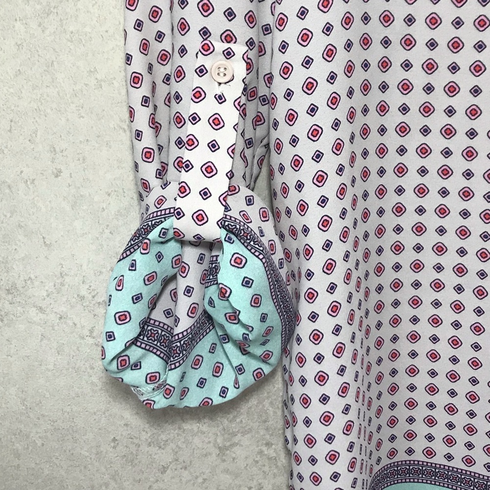 Pleione diamond pattern blouse - Picture 4 of 8